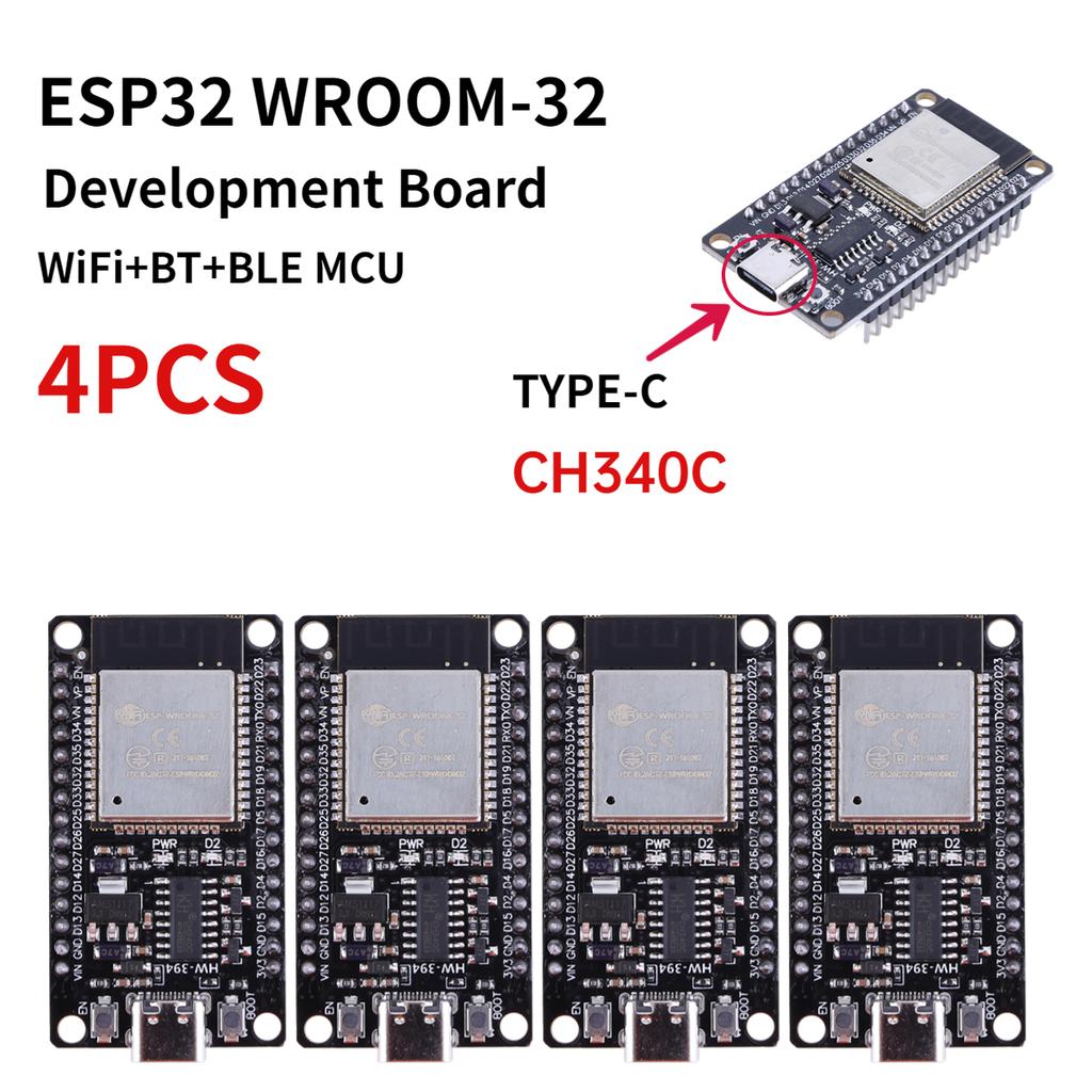 ESP32 -32 Development Board TYPE-C CH340C/ USB CP2102 WiFi+Bluetooth Ultra-Low Power Consumption Dual Core Wireless Module