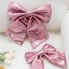 Colorful Fabric Bows Personalized Sequins Bowknot Accessories for Various Uses Elegant Butterfly Shape Jewelry Gift