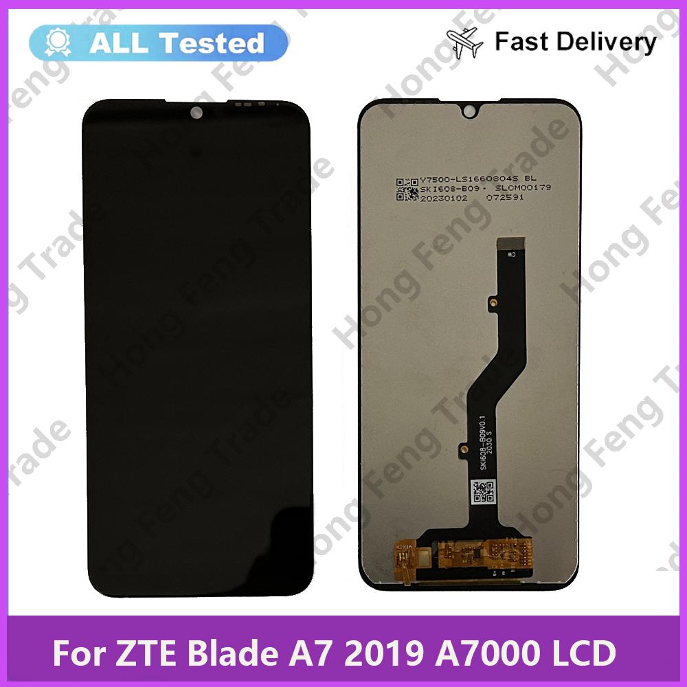 

LCD Screen and Digitizer Full Assembly for ZTE A7 2019 A7000;Black; + Tools