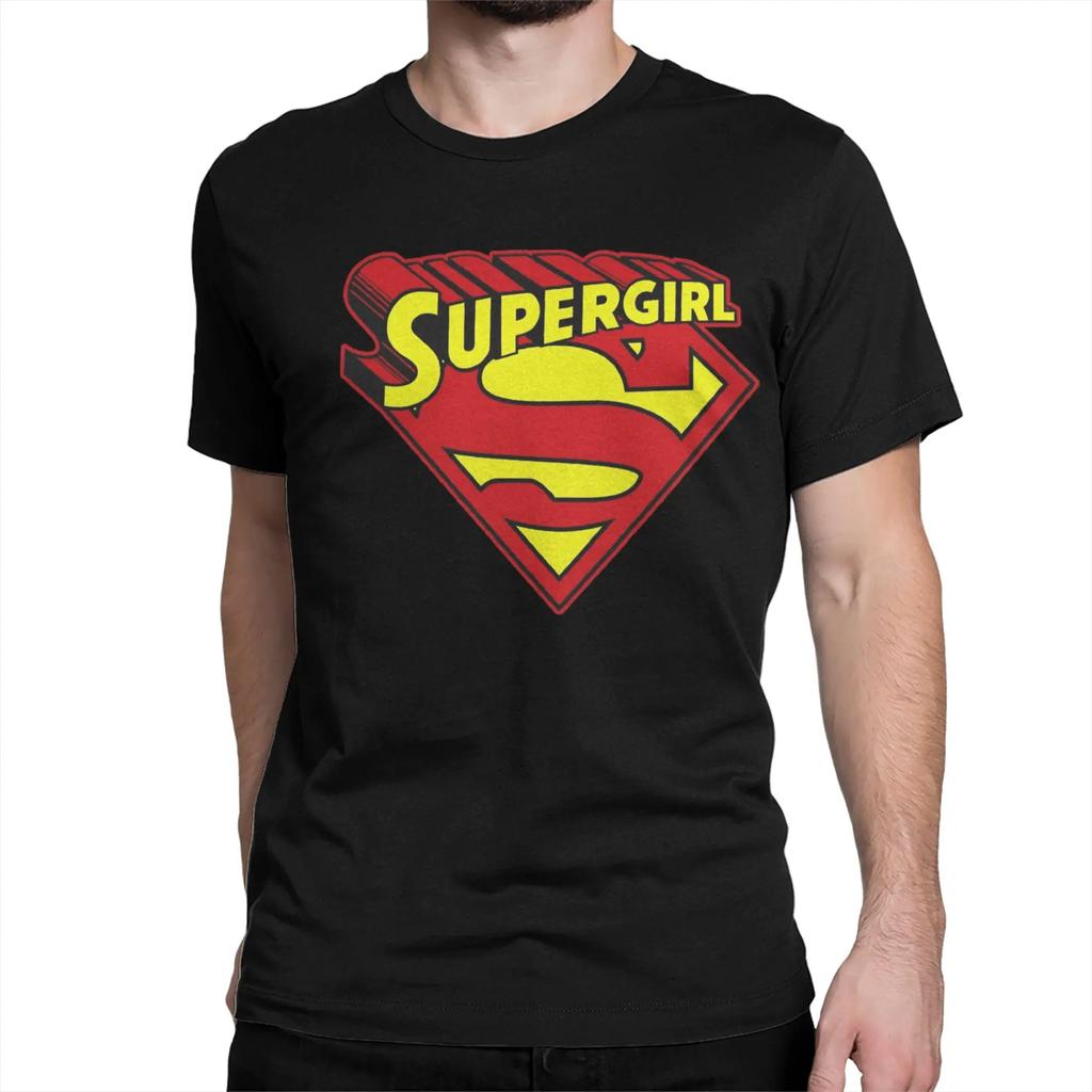 Supergirls T Shirt Unisex Unisexs 100 Cotton Novelty Tshirts O Neck Tee Shirt Short Sleeve Tops Adult