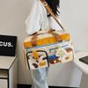 Children's fun large-capacity warm-toned portable travel bag dry and wet separation personalized fitness bag can be set with tie rod