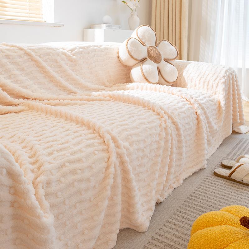 Sametový potah na pohovku Vysoce kvalitní Zimní Zesílený Polštář Područka Polštář Pouzdro Potah Plně Krycí Látková Deka