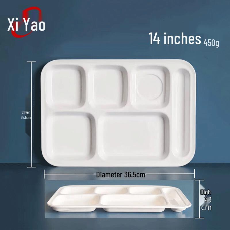 Melamine Divided Cafeteria Plate