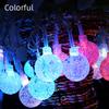 5M 10M 100LEDs LED String Lights Fairy Bubble Ball Lamp Holiday Lighting Garland AAA Battery Indoor For Christmas Wedding Decoration