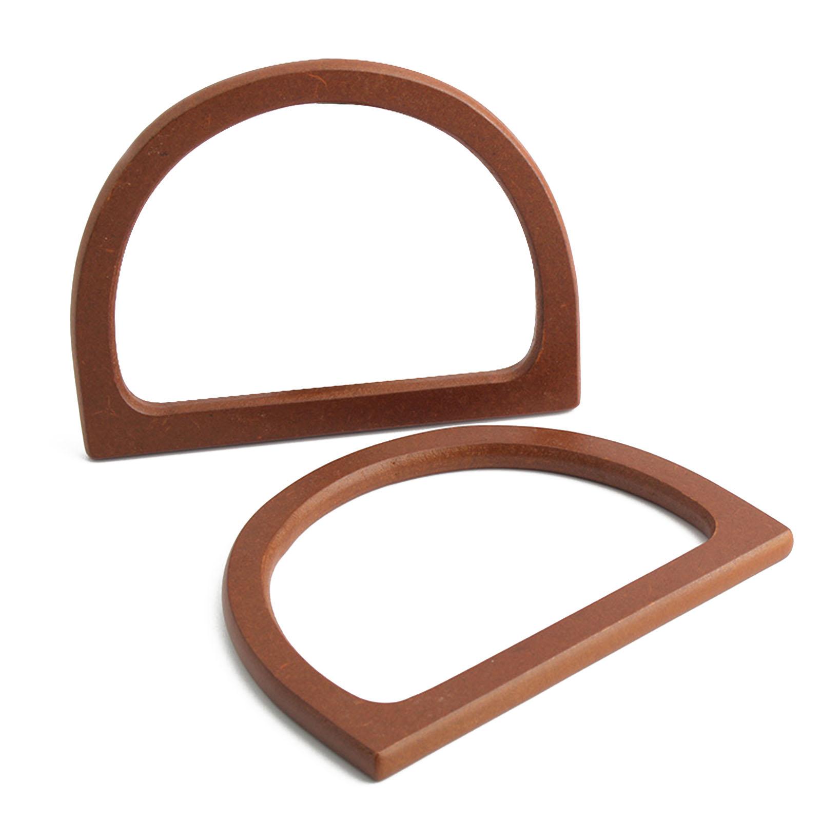 

D-образные деревянные ручки для сумочки, замена для сумки ручной работы своими руками