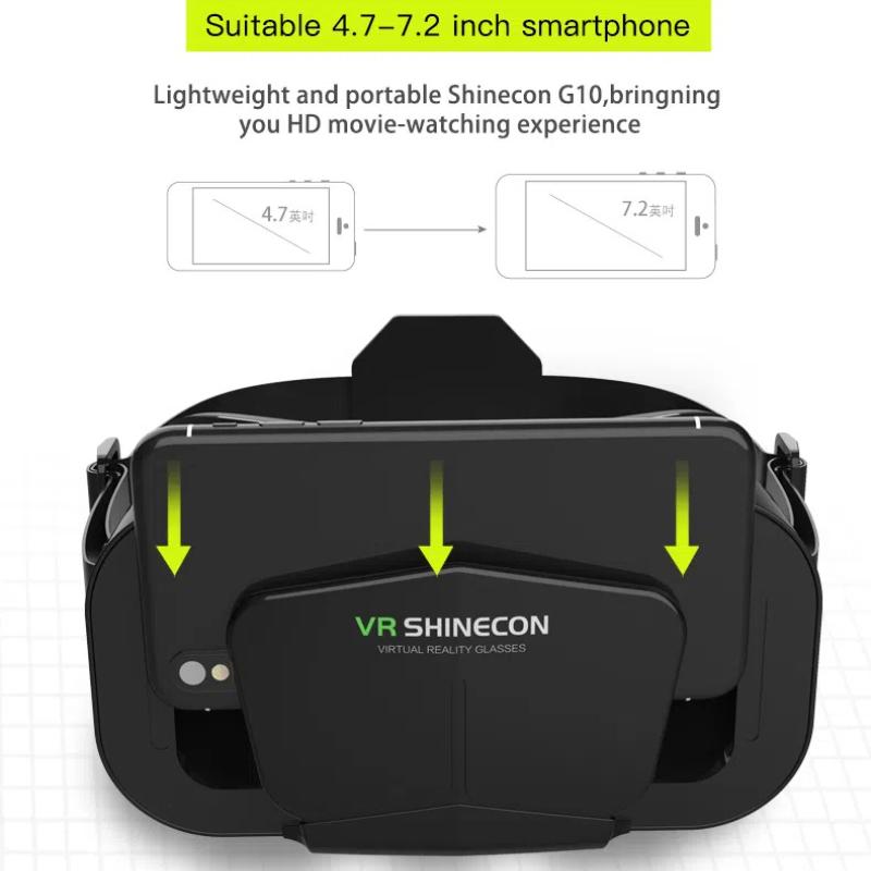 3D VR Gaming Glasses, Head-Mounted Panoramic VR Box, for 4.7-7.0 Inch Smartphones