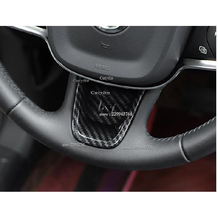 For Volvo XC40 XC 40 Interior Accessories Auto Steering- Wheel Cover Trim Steering Wheel Sticker Frames Parts Styling