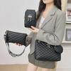 Stylish High-Grade Woven Shoulder Bag and Coin Purse
