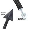 Whip SM Spanking Tail Whip Tail Cosplay Little Devil Witch PU Rose Whip Stainless Steel Plug Queen Cosplay Costume Accessory Easy to Hit Punishment