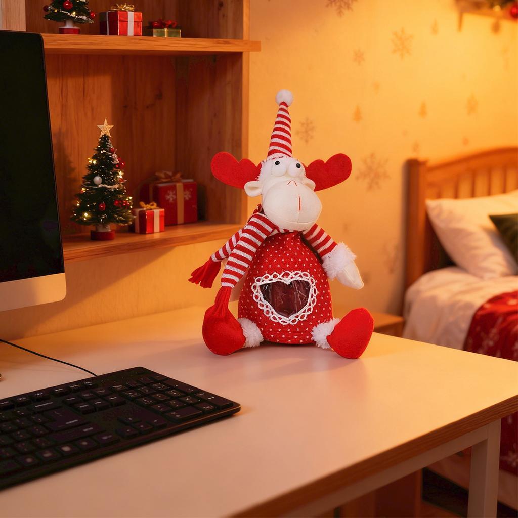 Weihnachtsabend Süßigkeitenglas, Kreative Kinder-Geschenkbox, Vorratsglas, Weihnachtliche Tischdekoration