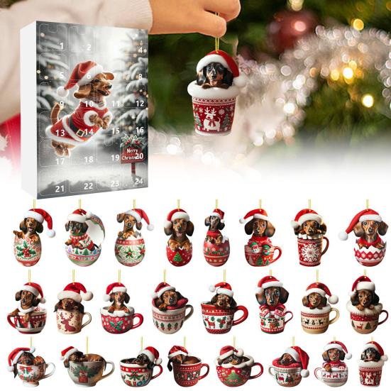 Adventskalender 2025 24 dager Jule-nedtellingskalender med morsom
