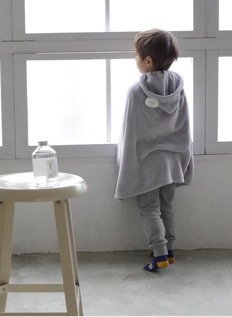 CB JAPAN Carari Wrap Towel with Hood for Pool and 3x Water Absorption Polar Length Quickly Absorbs Water in the Gaps Between the Marshmallow Soft and