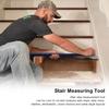 Stair Tread with Scale Adjustable 11in to 60in Alloy Stair Tread Measuring Tool