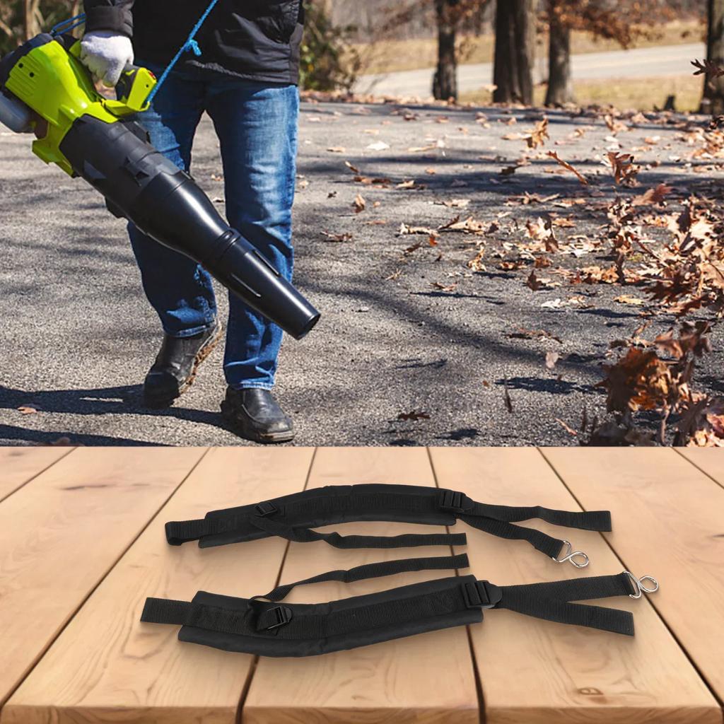 Garden Work Backpack Blower Straps Adjustable Straps For Backpack Blower Ergonomic Shoulder Support Adaptable For Long Use