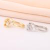 Stylish And Smart Love U-Shaped Nose Clip, Japanese And Korean Simple And Exquisite Personalized Nose Ring, Female Free Punching Love Nose Stud