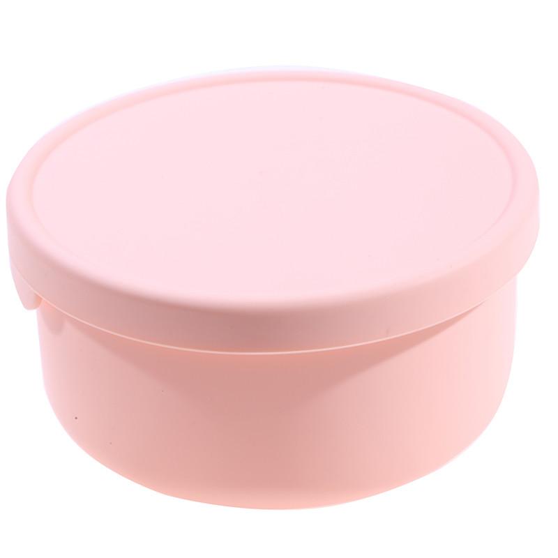 700ml silikonová nádoba na potraviny s víčky Opakovaně použitelné vzduchotěsné obědové Bento boxy pro dospělé Děti Mraznička Camping Snack