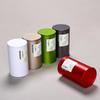 Large Capacity Tea Tin Can Box Tinplate Sealed Jar Packaging Box Metal Round Tank Dry Nut Candy Storage Container Gift Case