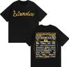 Rock Band Extremoduro Tour 2026 Print T Shirts Unisexs Clothing Harajuku High Street Tshirt Unisex 100 Cotton Short Sleeve Tshirts