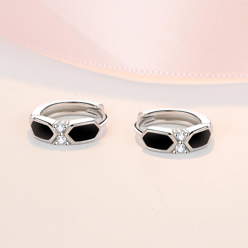 925 Sterling Silver Earrings Inlaid With Zircon Crystal Flower Earrings Charm Jewelry For Women Gift Engagement