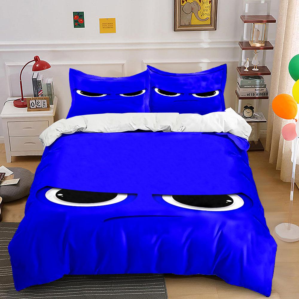 Angry Cartoon Eyes Motif. Bedding Sets Duvet Cover Sets Duvet Covers Pillowcases(1 * Duvet Cover 2 * Pillowcases Without Duvet Insert)