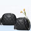 Borsa a tracolla in pelle PU con patta a quadri alla moda, borsa a tracolla casual, borsa a tracolla solida