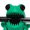 huaqianguhh Cute Frog Pen Holder, 3D Printed Figurine, Cartoon Desk Organizer, Multifunctional Storage for Pens Pencils Markers, Office School Decor