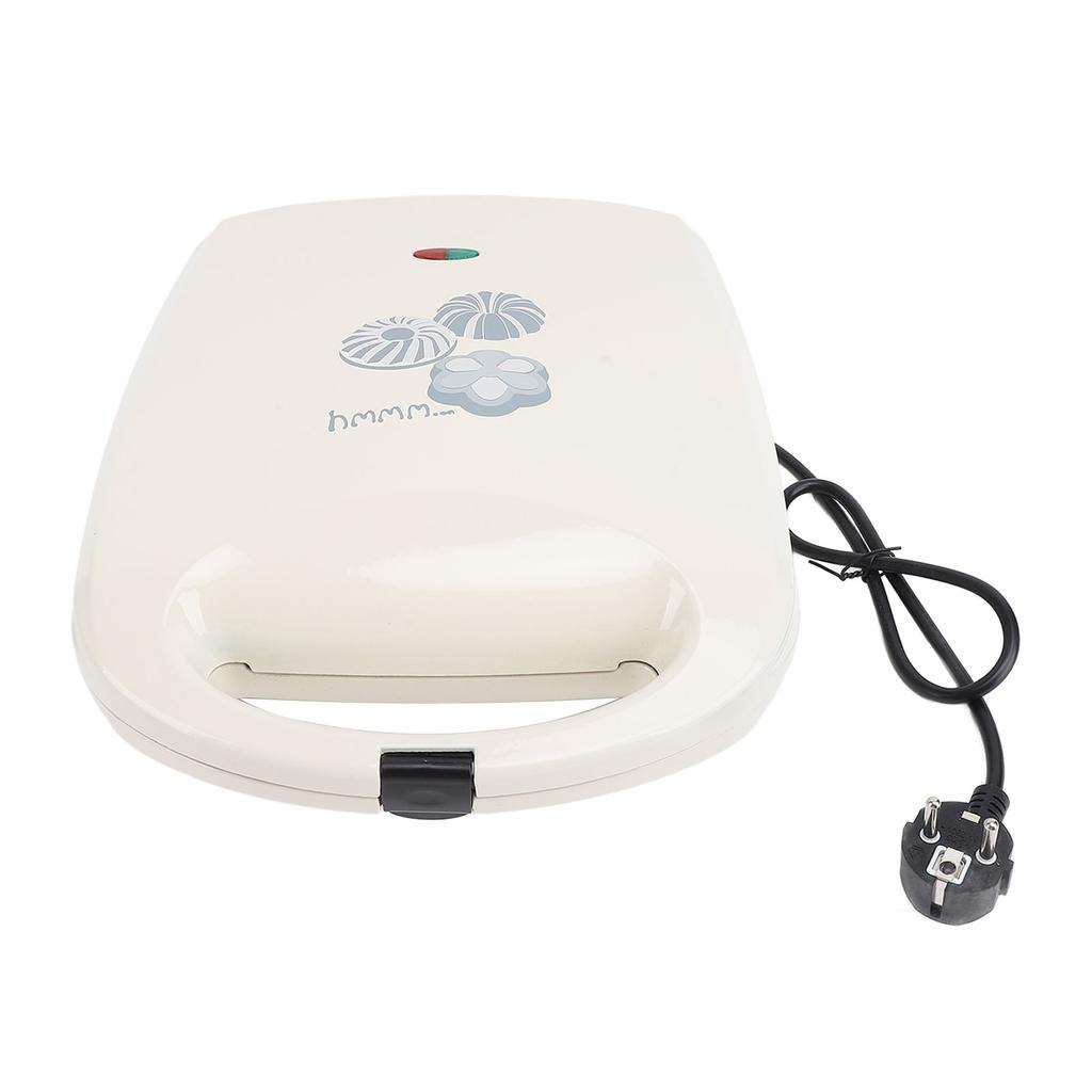 Cookie Maker 8 Hole Multi Shapes Non Stick 1000W Double Sided Heating Breakfast Machine for Pancake