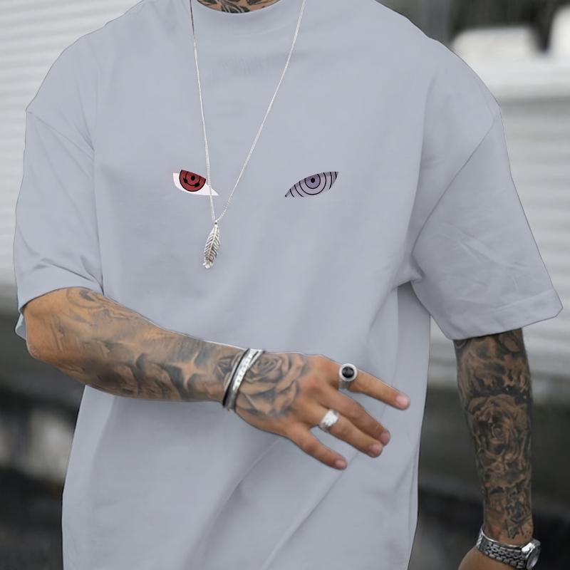 

American Retro Men s T-Shirt - Heavy Cotton Texture Casual Top XXL сірий