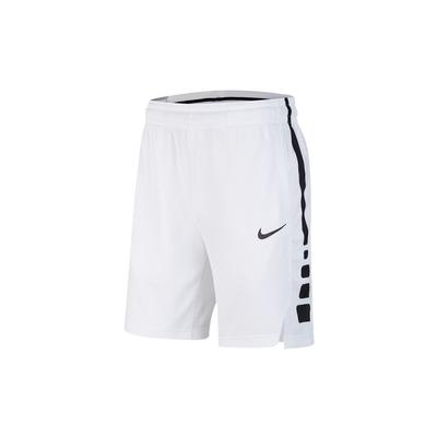 Elastische Basketballshorts Herren Unterteile Weiß AT3394-100
