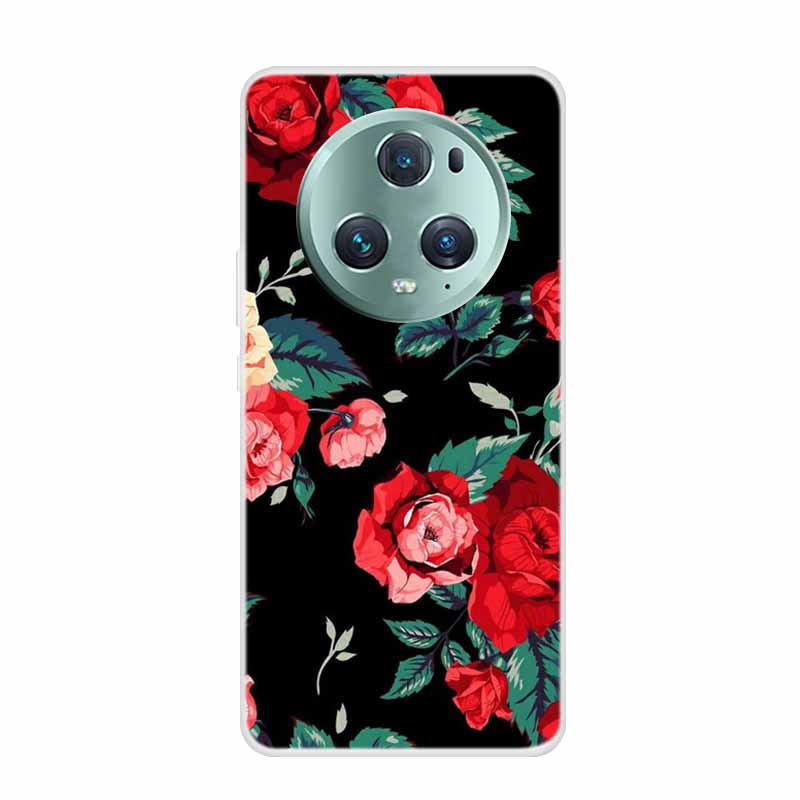 For Honor Magic 5 Pro 5G Case Wolf Lion Soft Silicone TPU Clear Covers for Honor Magic5 Lite Phone Cases Magic5 Lite 5G Fundas