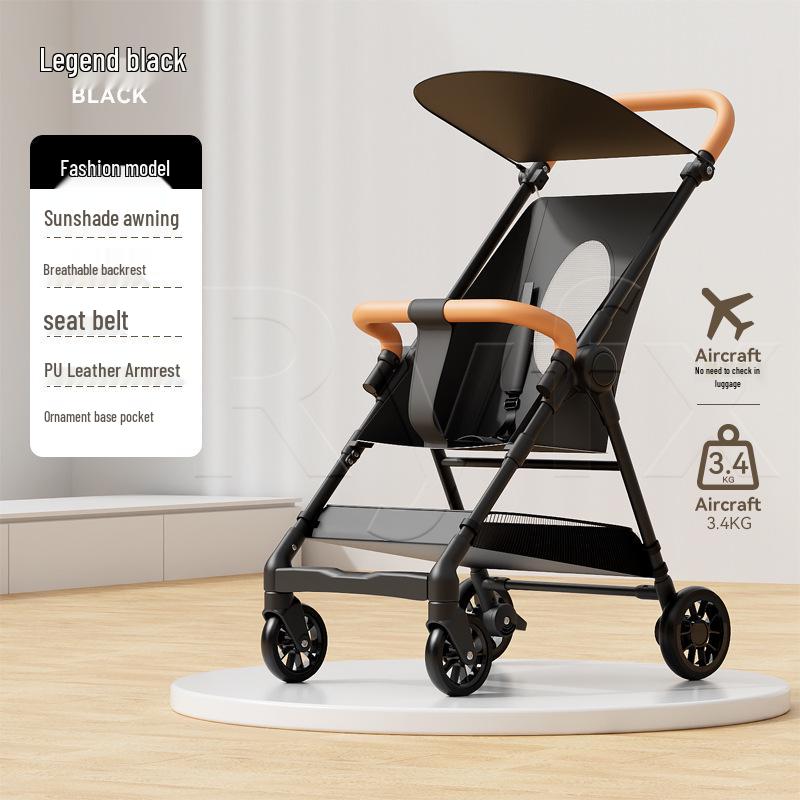 Compact Folding Baby Stroller: Lightweight, Travel-Friendly & Airline Approved
