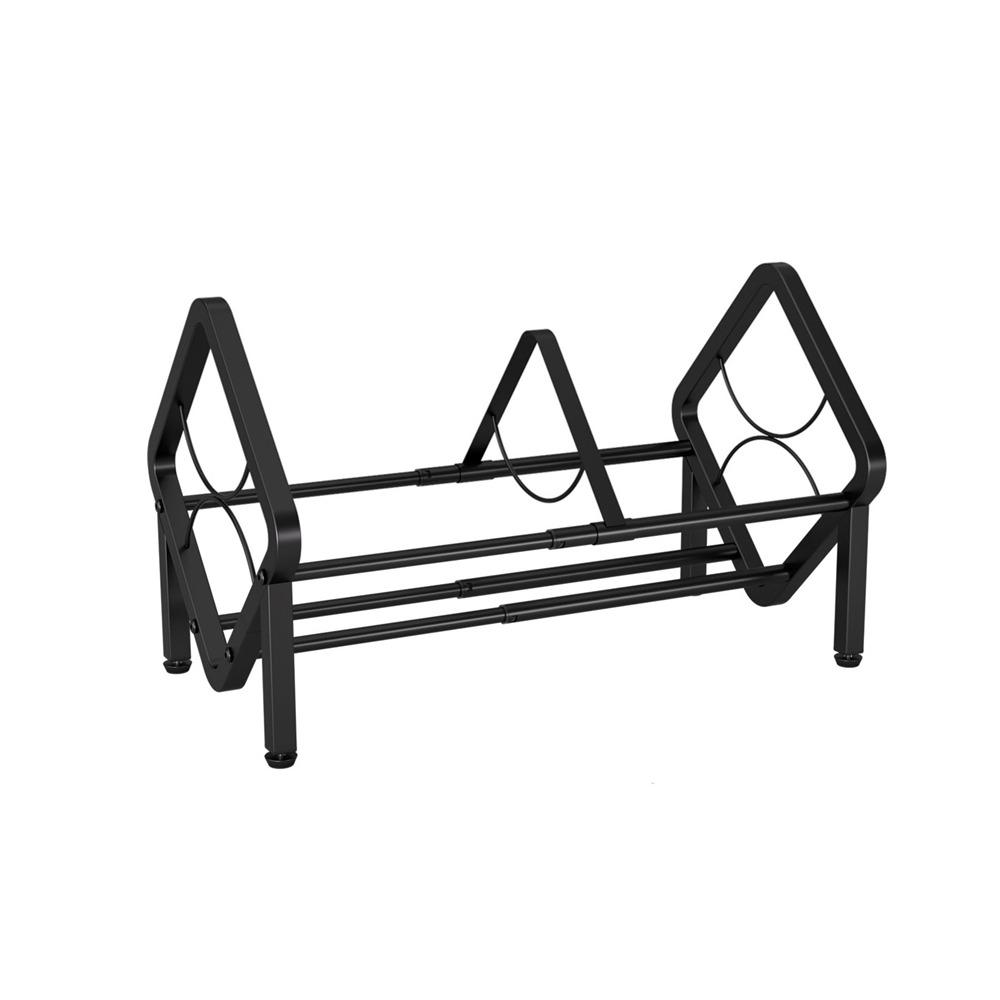 Black Vinyl Record Holder Large Capacity CD Record Display Durable Desktop Bookshelf  Living Room