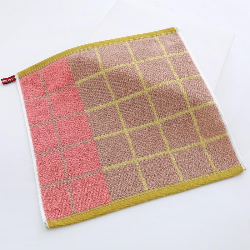 Cartoon Puppy Bear Quick-Drying Jacquard Hand Towel, 100% Cotton, 25x25 cm.