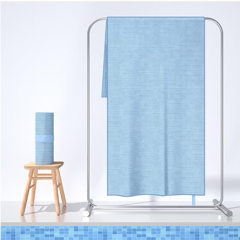 SEA WING Striped Quick Dry Sports Towel