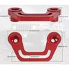 Suportes de Montagem de Luz Para Luzes Auxiliares Para Jeep Wrangler JL/JLU 2018+ e 2020+ Gladiator JT (Não compatível com JK/JKU),