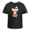 Christmas Chihuahua T Shirt 100 Cotton S 2XL TA040083 Vintage Washed Homme Stylish Breathable Unisex Fashion Casual