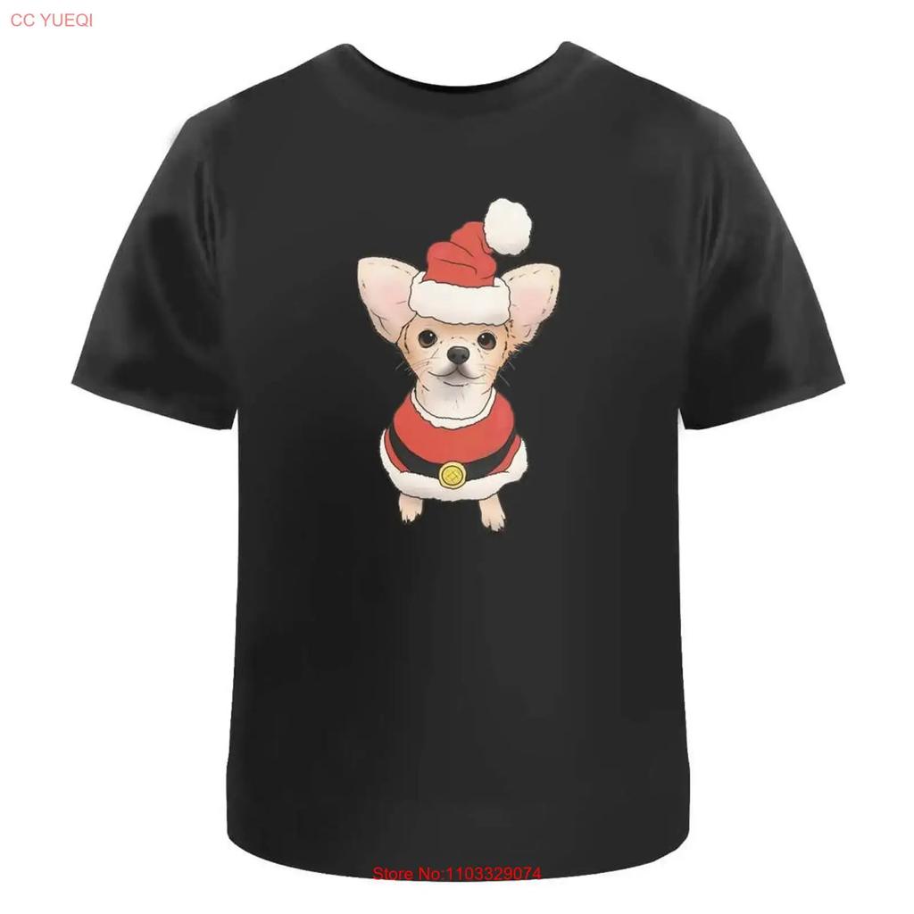 Christmas Chihuahua T Shirt 100 Cotton S 2XL TA040083 Vintage Washed Homme Stylish Breathable Unisex Fashion Casual