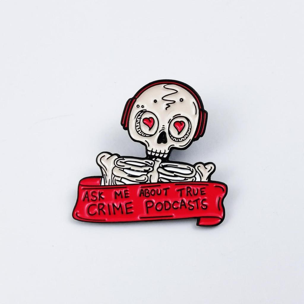 Creative Skull Zombie Brooch: Versatile Metal Badge for Clothing, Hats, Backpacks, and Accessories.