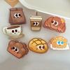 Bread Cartoon Memo Clip Paperclip Acrylic Paper Clip School Stationery Cute PP Clip  Student