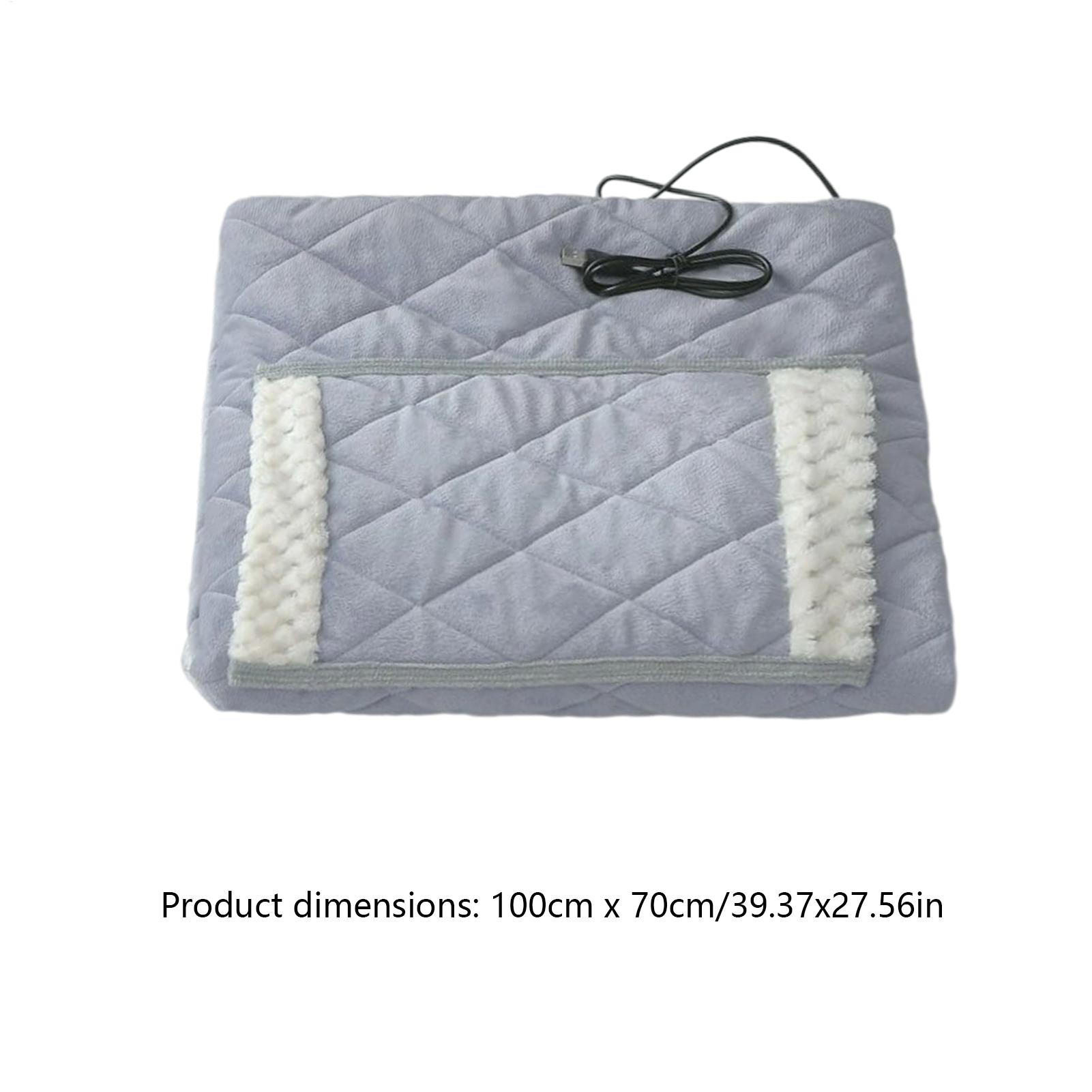 

USB Electric Heating Blanket 27x39in, Portable Fast Warming Throw for Home Bed Office Couch Travel & Indoor Relaxation CN