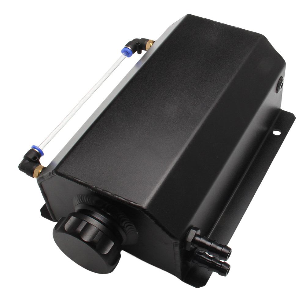 1L/2L Radiator Coolant Overflow Bottle Universal Radiator Overflow Coolant Can Polished Reservoir Automobile Parts