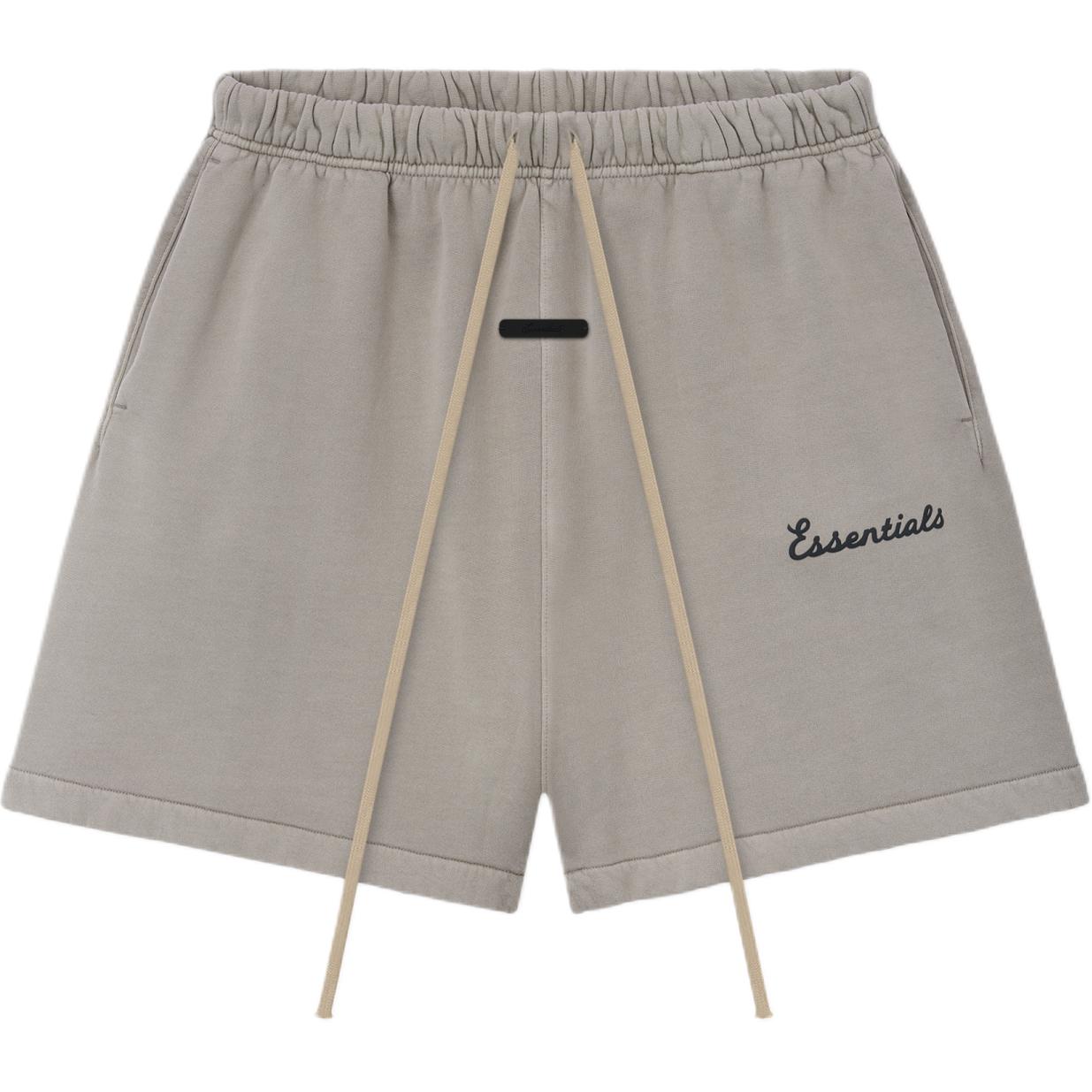 

Fear of God Essentials Classic Fit Shorts Faded Seal Unisex Bottoms Grey 160SP264103F XS