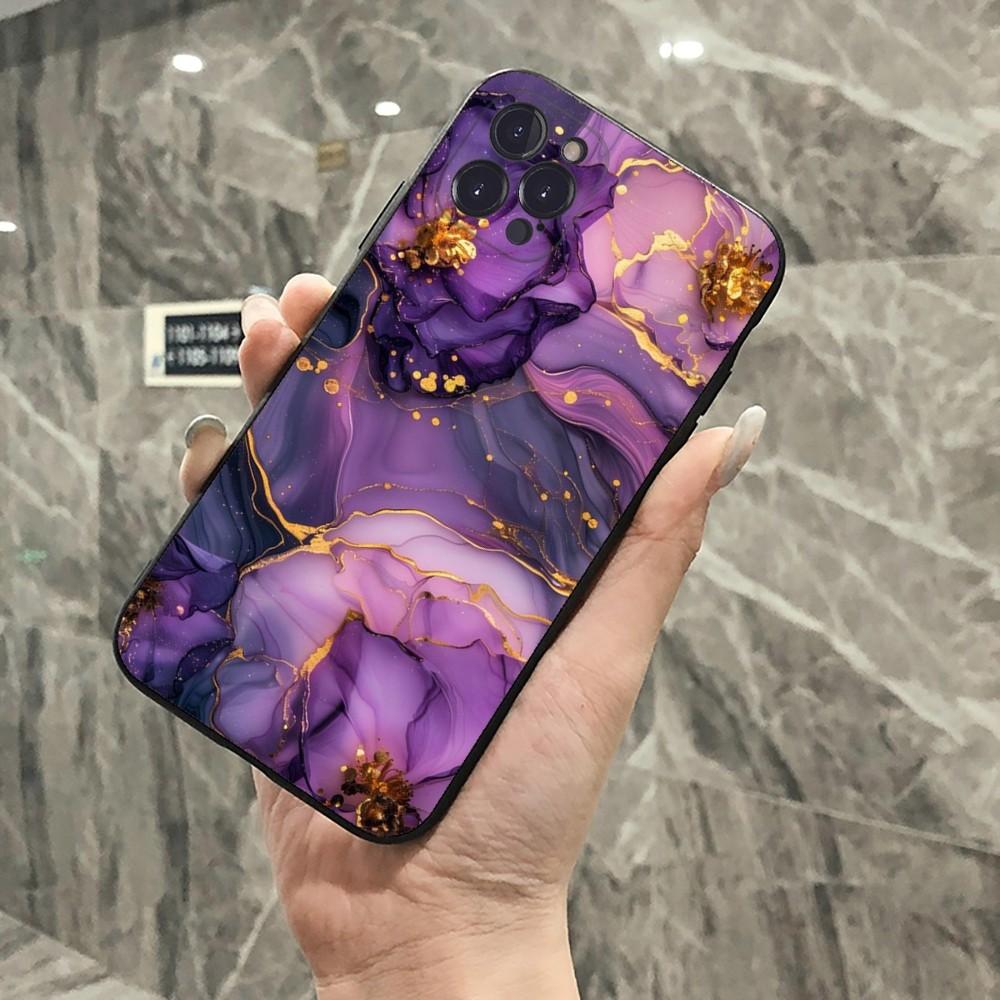 Marble Phone Case For iPhone 15 14 11 12 13 Mini Pro XS Max Cover 6 7 8 Plus X XR SE 2020 Funda Shell