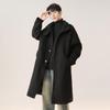 Men's 2025 Trendy Mid-Length Woolen Trench Coat: Stylish, Versatile & Casual.