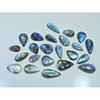 400Cts.Natural Labradorite Multi Fire Pear Cabochon Loose Gemstone 24Pcs Lot LL-995