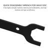31.8cm Length Ergonomic Grip Wrench Spanner Tool for Various Motorcycle Bike Models Fork Disc Pressure Bearing Service