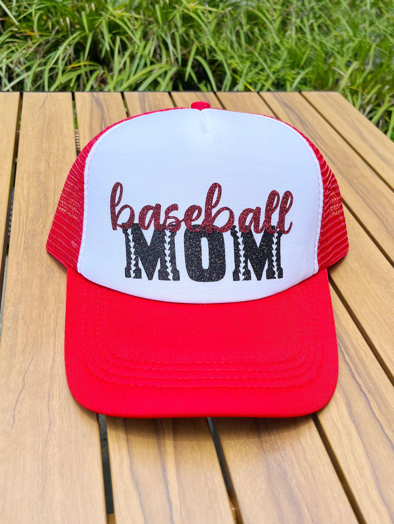 

Американская бейсболка из сетки с глиттерным принтом - Универсальная кепка тракера для лета One Size