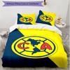 3pcs Duvet Cover Set (1*Duvet Cover + 2*Pillowcase, Without Core), Club America Print Soft All‑Season Bedding Set, Home Bedroom Decor Gift