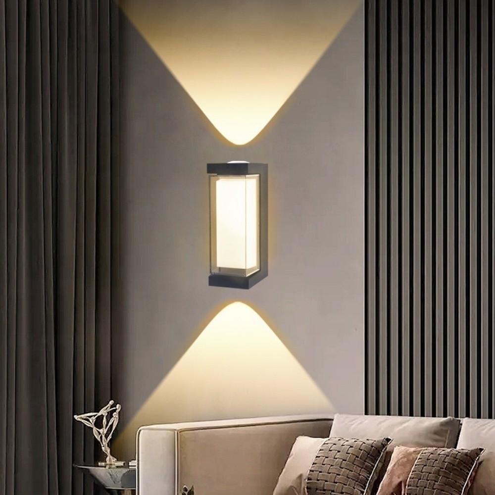 Waterproof Design LED Wall Light Up Down Glow Modern Style Outdoor Wall Lamp Energy Saving 7w Garden Sconce Lights