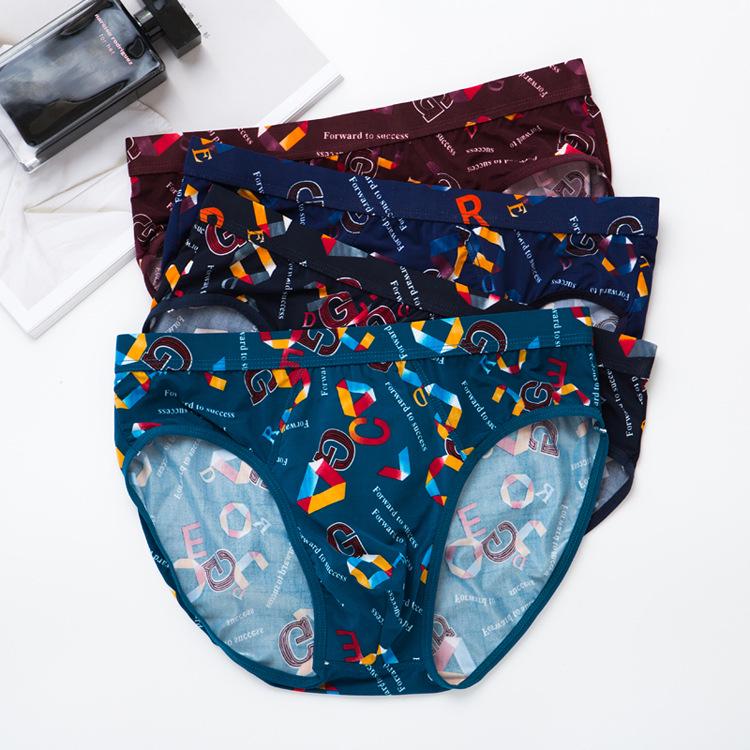 Ice Silk Men's Thin Sexy Breathable Summer Briefs